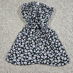 American Eagle Strapless Floral Romper - XS Petite - With Belt